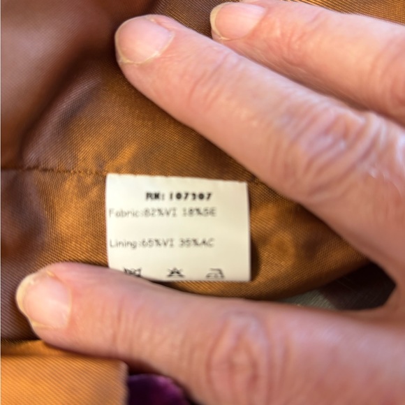 Kuhlman Plum Velvet Jacket Made in Italy - Picture 9 of 11